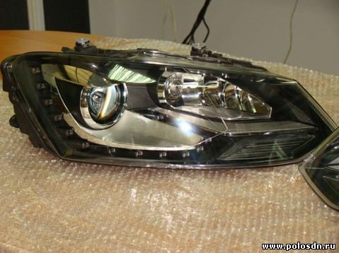 Установка фар от Polo GTI, Установка фар, Polo GTI, поло седан