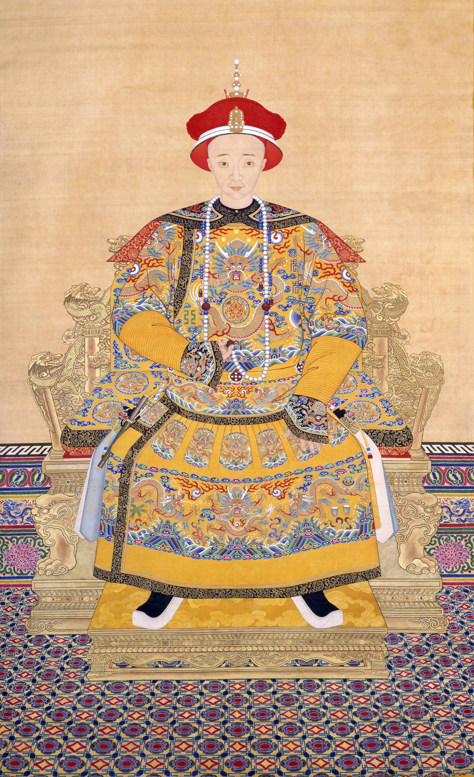 Портрет императора Сяньфэна. <br>